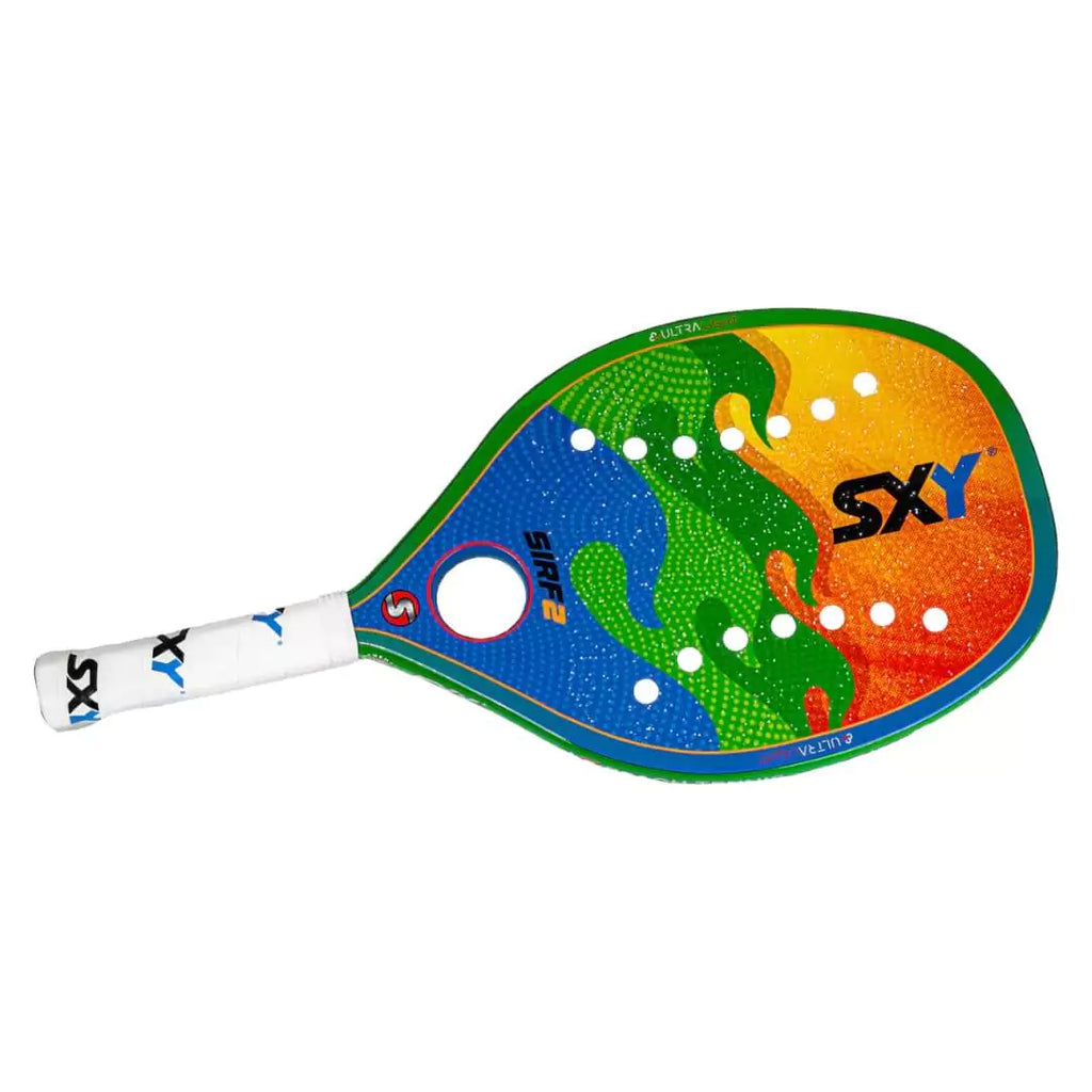 SPORT:BEACHTENNIS. Shop Sxy Brand at "iamracketsports.com". SXY THE GREEN SIRF 2 2024 Beach Tennis Racket/Paddle, beginner to advanced level player.