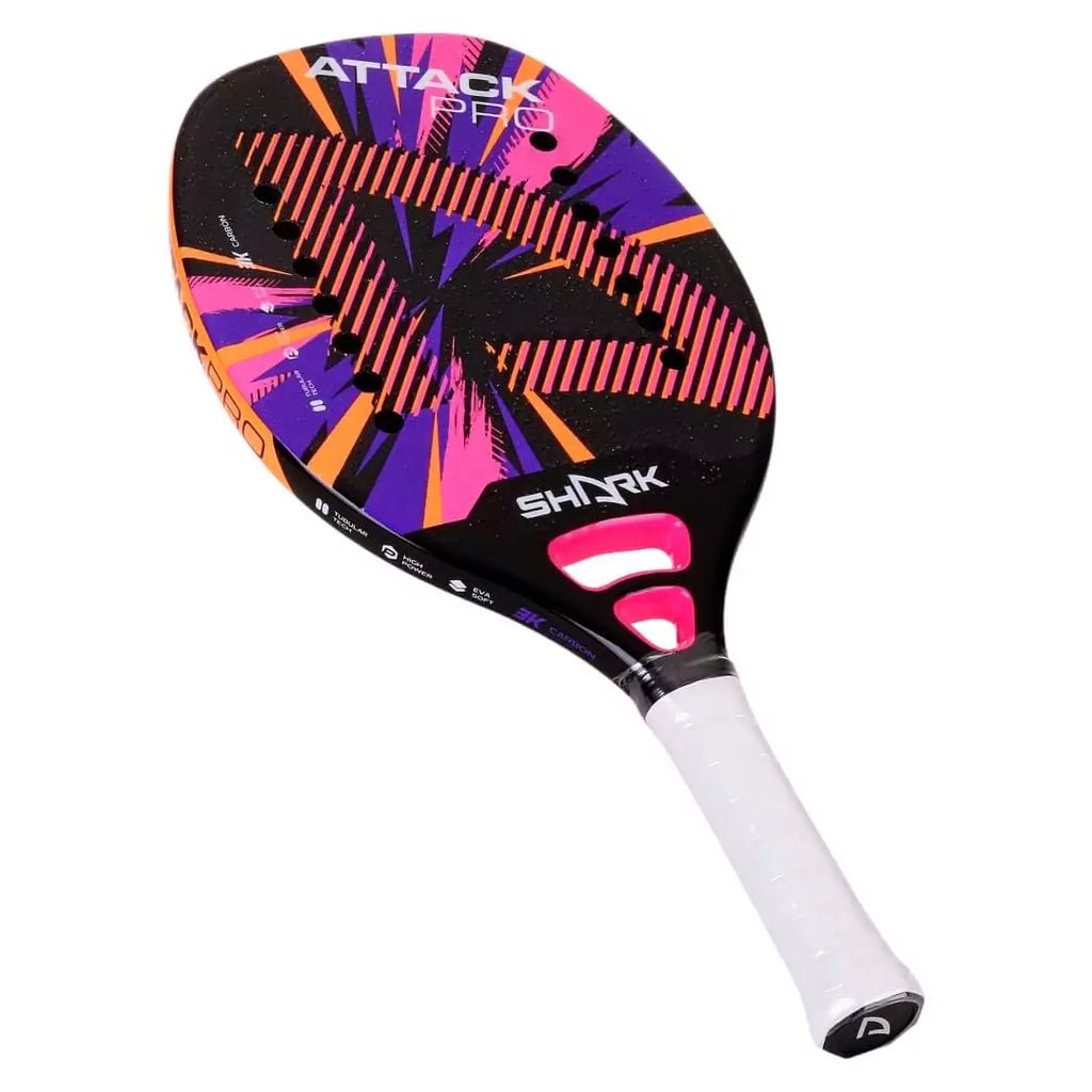 Shark ATTACK 2024 Beach Tennis Paddle / Racket (Racquet/Raquete ...