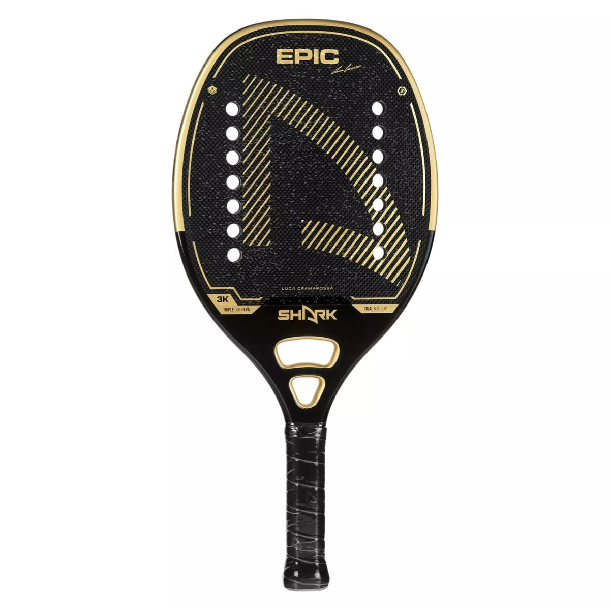 Shark Epic 2026 Luca Cramarossa beach tennis racket – iamBeachTennis