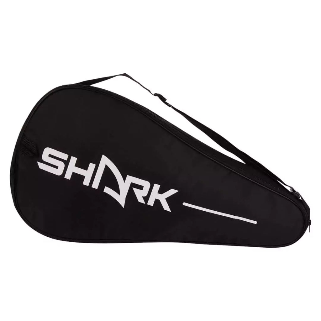 Cover of the Shark JAWS 2024 advanced Beach Tennis Racket. Available at iamBeachTennis.com Miami Store.