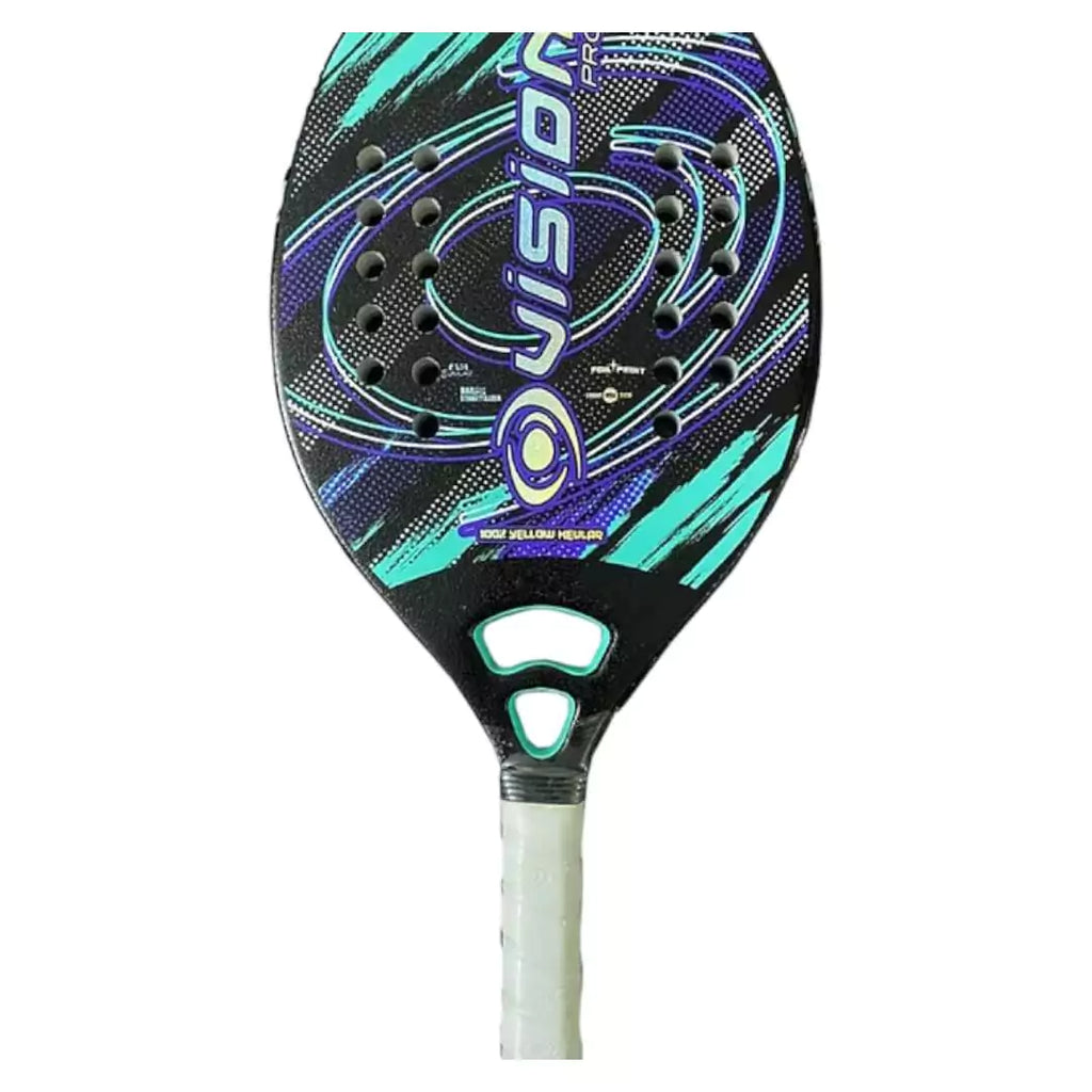 A Vision Pro PRECISION K 2024 Beach Tennis Paddle. Find Vision Pro at iamRacketSports.com online store.
