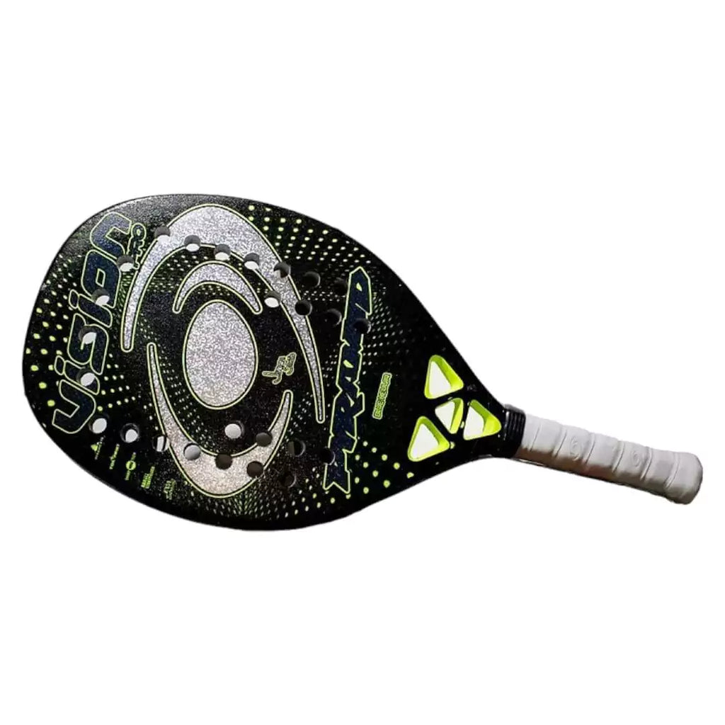 A Vision Pro PYRAMID 2024 Beach Tennis Paddle. Find Vision Pro at iamRacketSports.com online store.