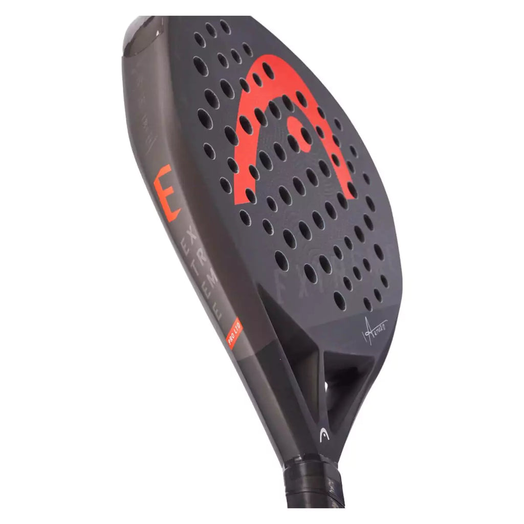 The paddle face of   Head Extreme Pro Ltd Arturo Coello 2024 Padel Racket. Available from "iamRacketSports.com".