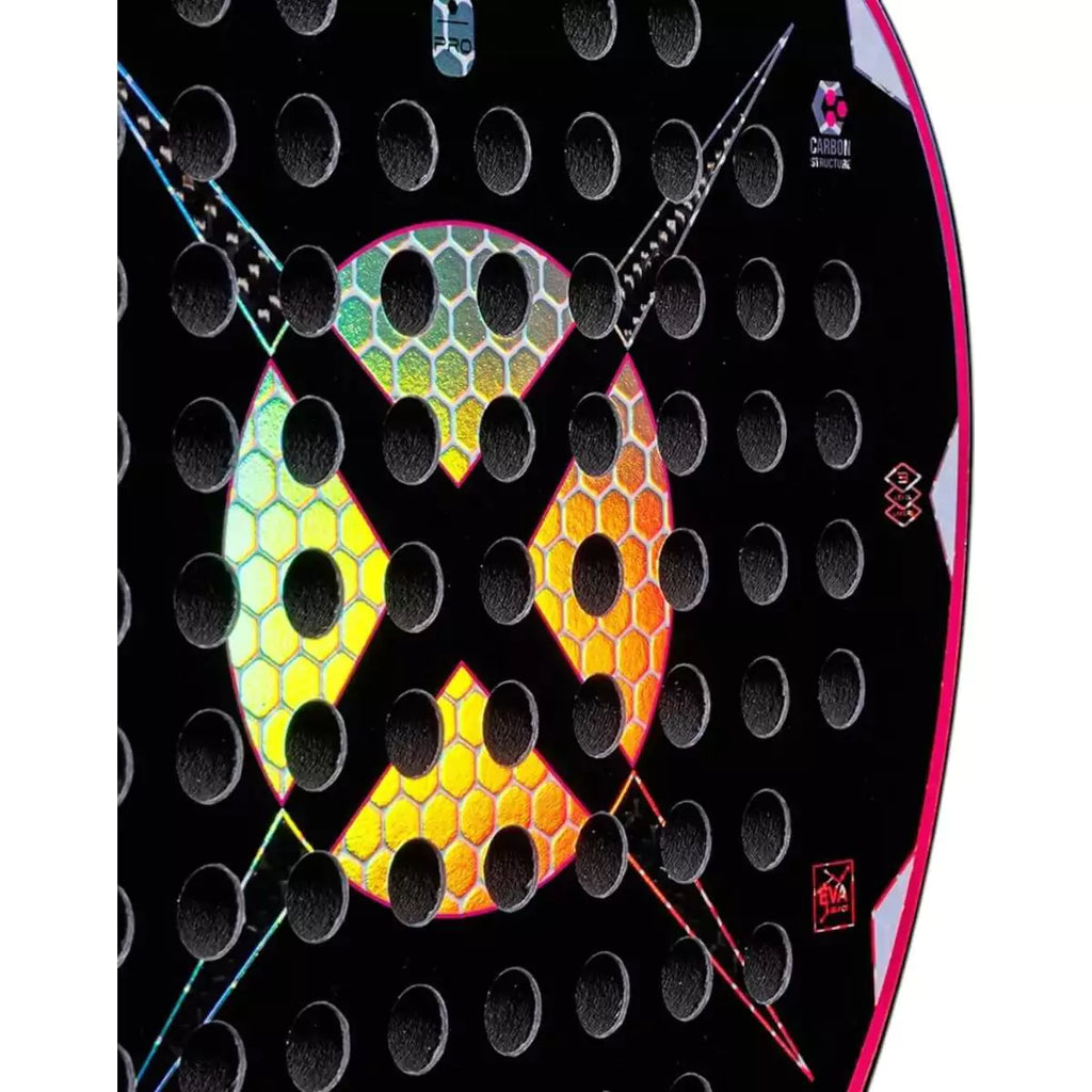 Racket face of a Heroes PREDATOR PWR Emily Stellato 2025 Padel Racket. Purchase from iampadeltennis.com, online and instore shop.