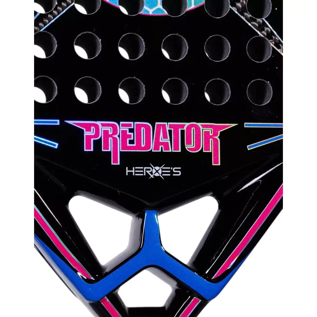 Racket heart of a Heroes PREDATOR PWR Emily Stellato 2025 Padel Racket. Purchase from iampadeltennis.com, online and instore shop.