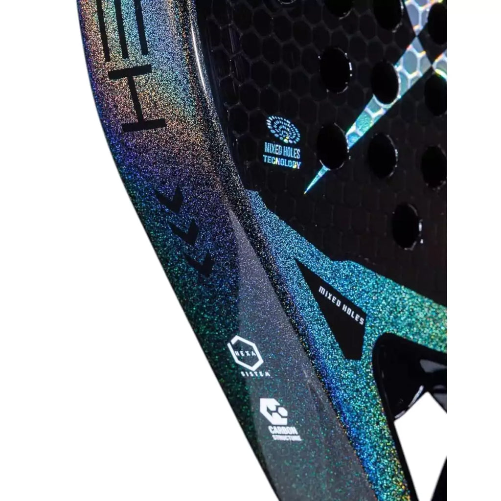 Paddle edge of a  Heroes RS1 2025 Padel Racket. Purchase from iampadeltennis.com, online and instore shop.
