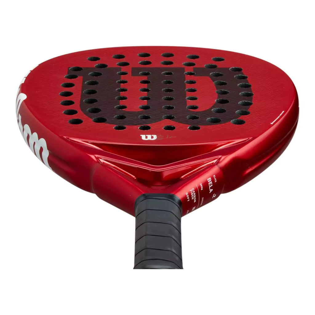 A Wilson Bela ELITE V2.5 Padel Racket, available from "iamRacketSports.com", online and in store, world wide shipping.