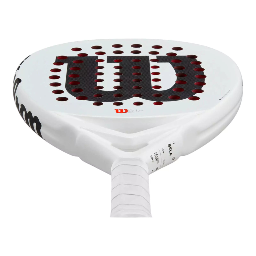 A Wilson Bela LT V2.5 Padel Racket,
available from "iamRacketSports.com", online and in store, world wide shipping.

