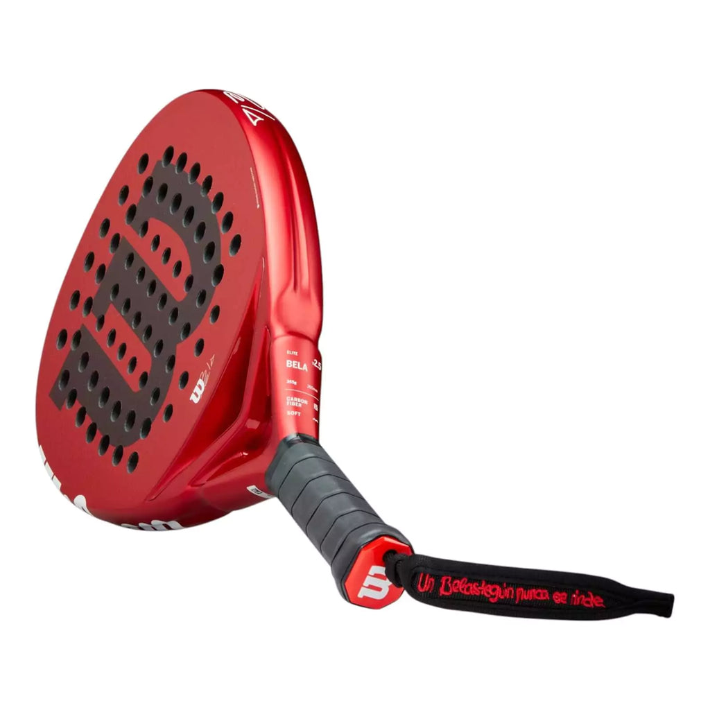 A Wilson Bela ELITE V2.5 Padel Racket, available from "iamRacketSports.com", online and in store, world wide shipping.