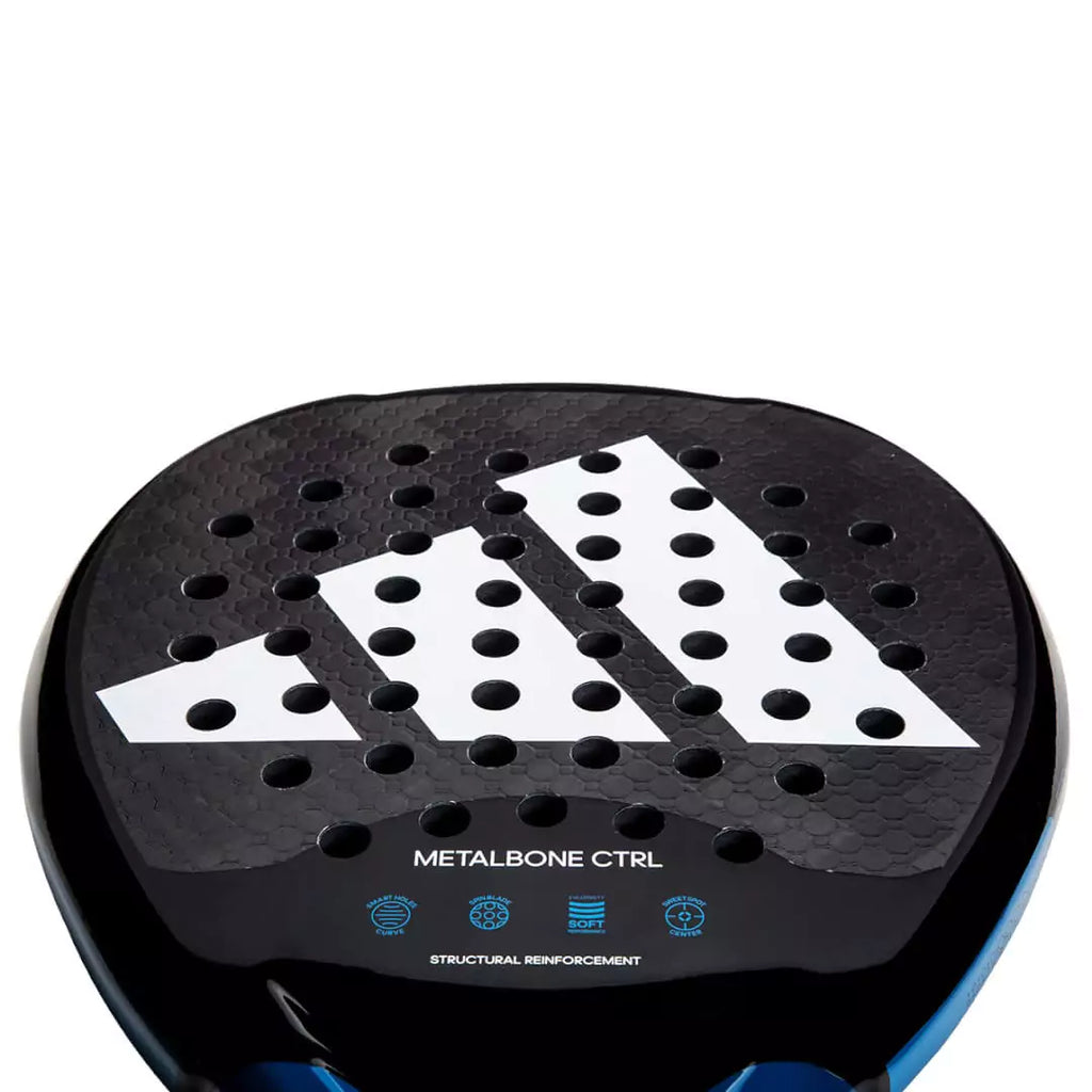 The paddle face of a  Adidas 2023 METALBONE CTRL 3.2 Padel Raqueta, purchase from iam-padel.com.