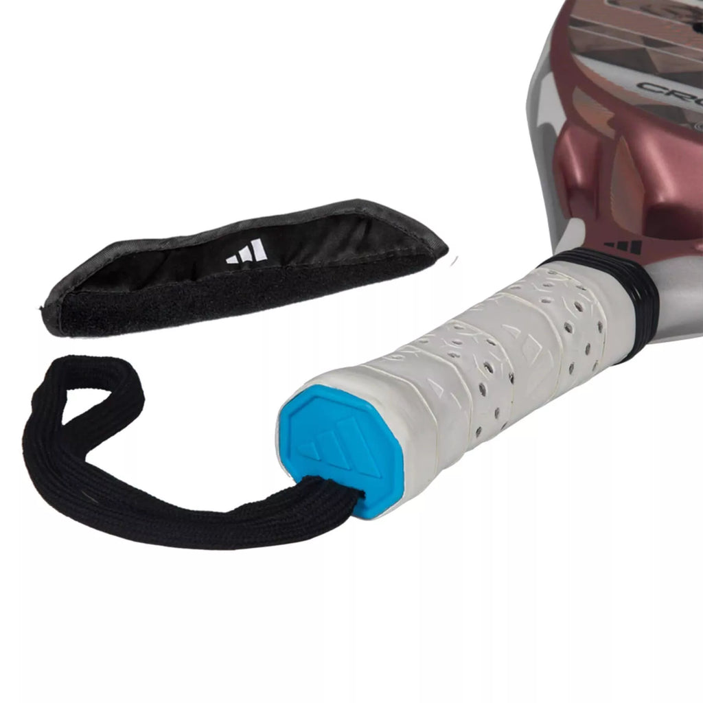 Racket handle of a Adidas CROSS IT LIGHT 2026 Padel Racket, available from IamRacketsports.com, online and in-store, Miami USA, worldwide shipping.