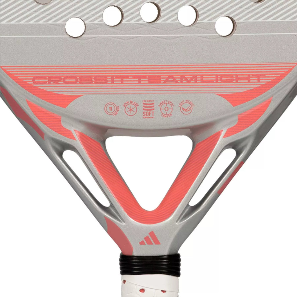 The heart of a Adidas CROSS IT TEAM LIGHT 2026 Padel Racket, available from IamRacketsports.com, online and in-store, Miami USA, worldwide shipping.