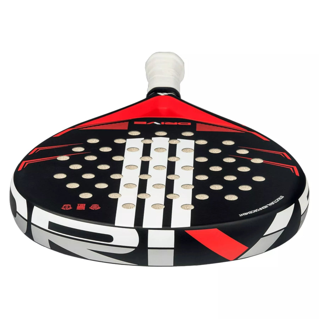 A Adidas DRIVE BLACK 2026 Padel Racket, available from IamRacketsports.com, online and in-store, Miami USA, worldwide shipping.
