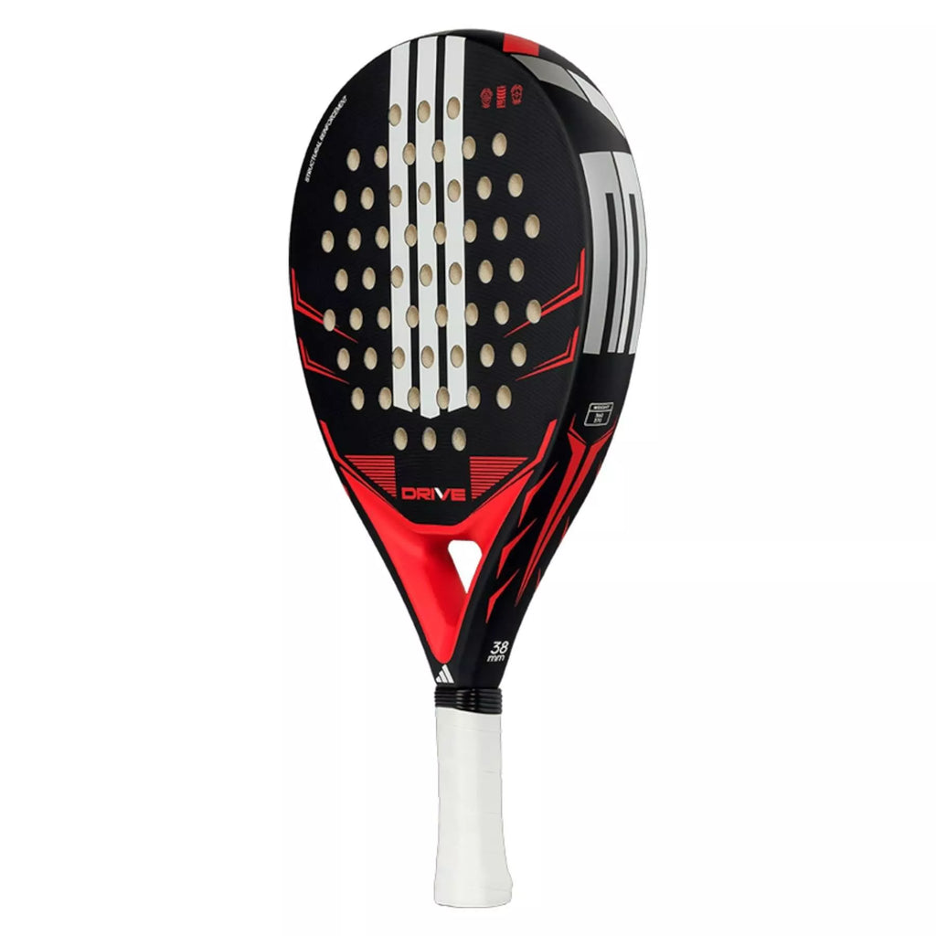A Adidas DRIVE BLACK 2026 Padel Racket, available from IamRacketsports.com, online and in-store, Miami USA, worldwide shipping.