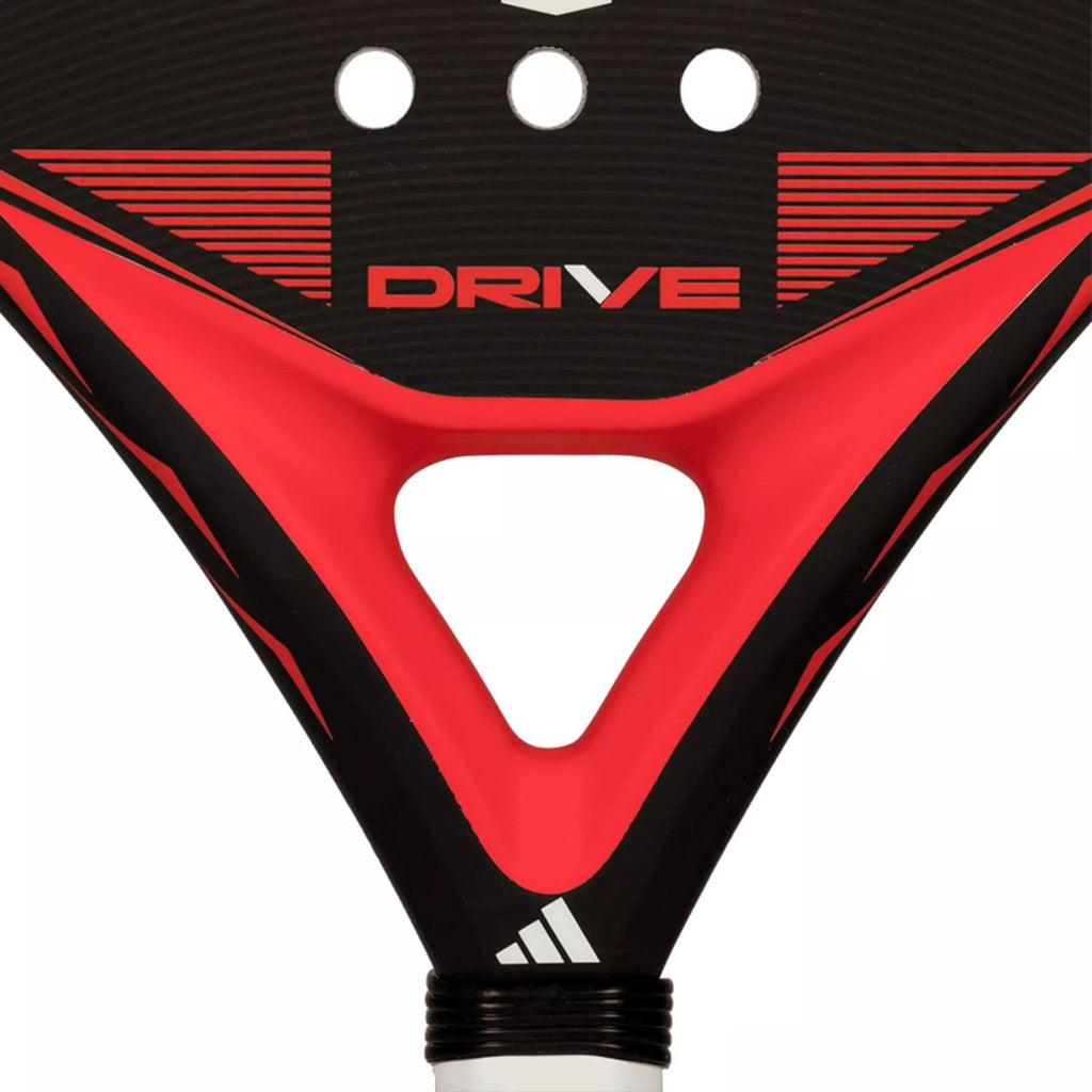 The heart of a Adidas DRIVE BLACK 2026 Padel Racket, available from IamRacketsports.com, online and in-store, Miami USA, worldwide shipping.