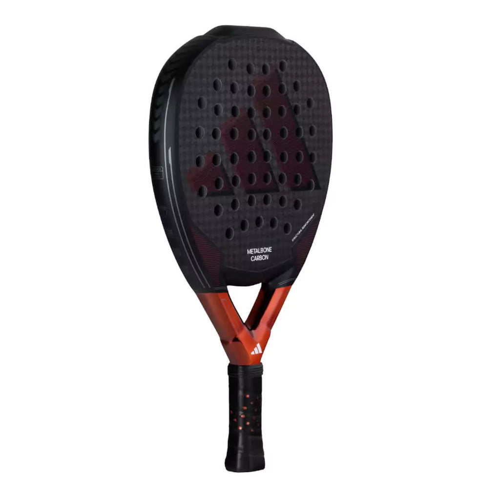 SPORT: PADEL. Shop at iampadeltennis.com for Adidas.  A Adidas METALBONE CARBON 3.3 2024 Padel , professional level racket.  Vertical right side rotated profile