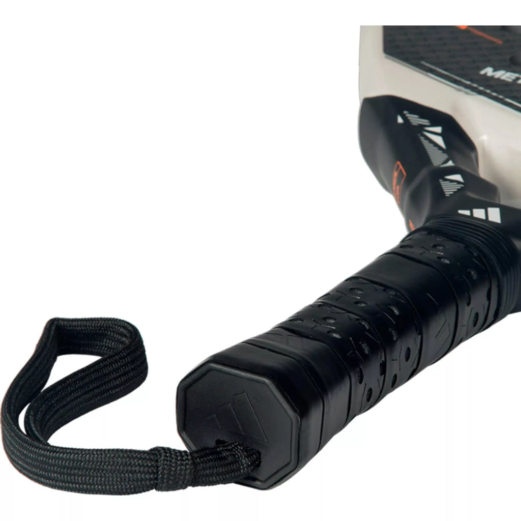 The racket handle of a Adidas METALBONE CARBON CTRL 2026 Padel Racket, available from IamRacketsports.com, online and in-store, Miami USA, worldwide shipping.
