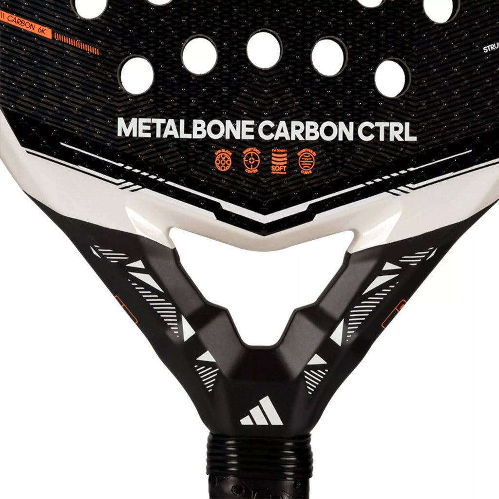The heart of a Adidas METALBONE CARBON CTRL 2026 Padel Racket, available from IamRacketsports.com, online and in-store, Miami USA, worldwide shipping.