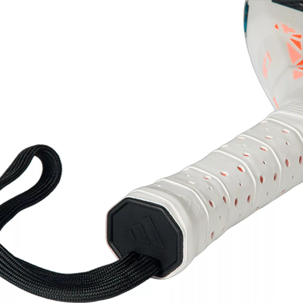 Racket handle of a Adidas METALBONE CTRL 2026 Padel Racket, available from IamRacketsports.com, online and in-store, Miami USA, worldwide shipping.