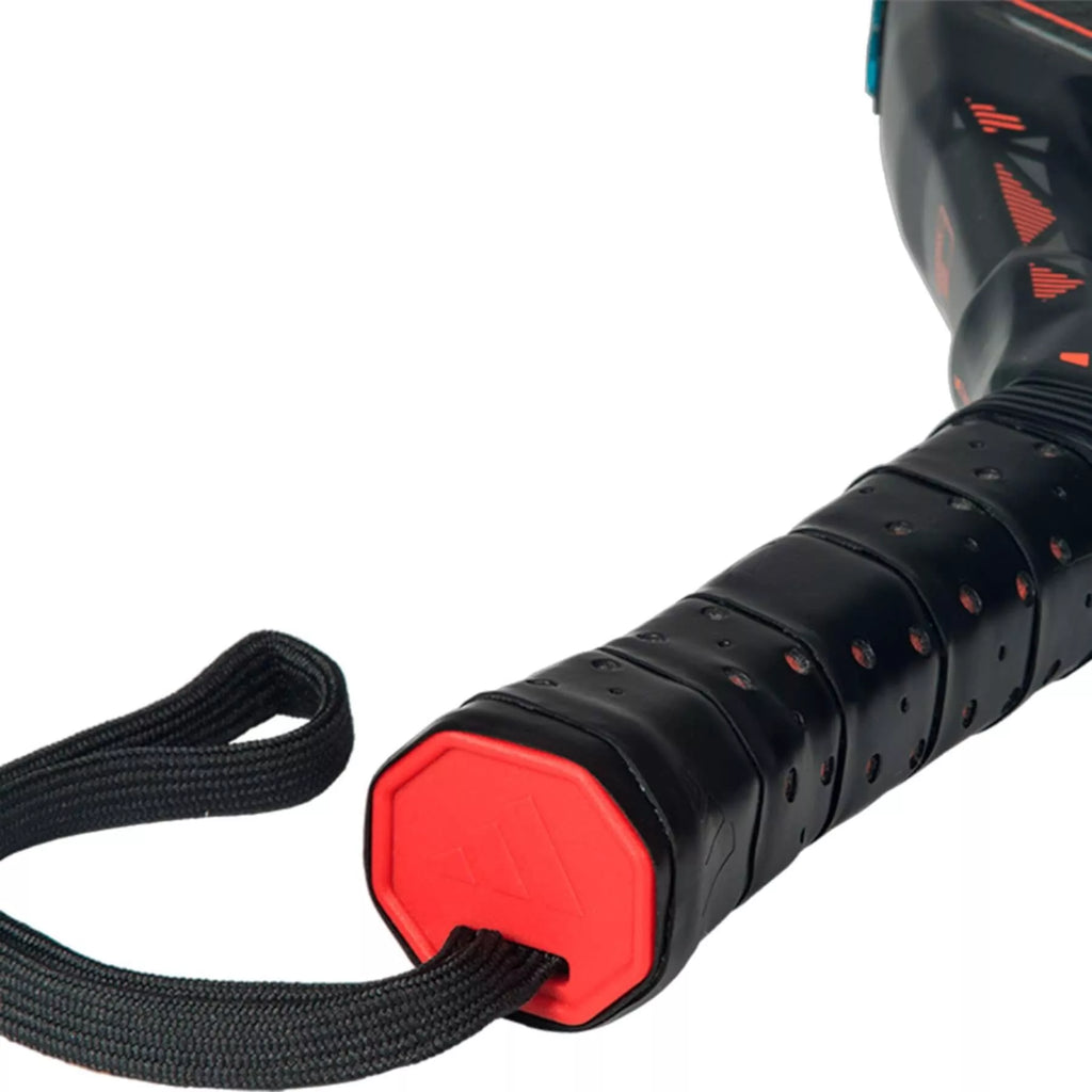 Handle of a Adidas METALBONE HRD+ 2026 Ale Galán Padel Racket, available from IamRacketsports.com, online and in-store, Miami USA, worldwide shipping.