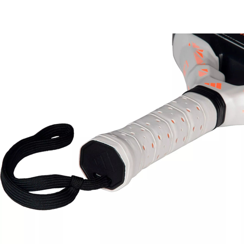 The handle of a Adidas METALBONE TEAM LIGHT 2026 Padel Racket, available from IamRacketsports.com, online and in-store, Miami USA, worldwide shipping.