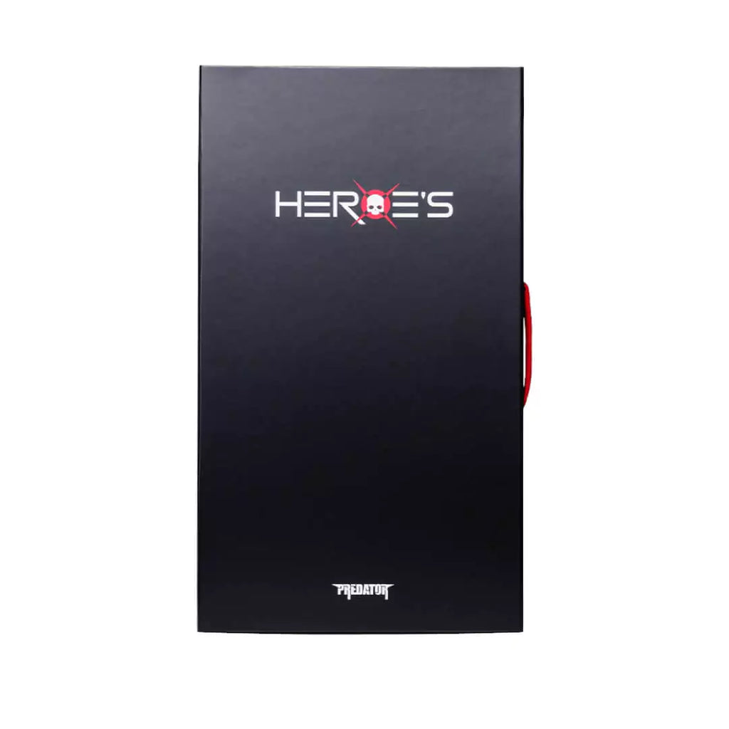 Packaging box for the  Heroes PREDATOR LTD HY 2024 Padel Racket, iampadeltennis.com, store stocked product.