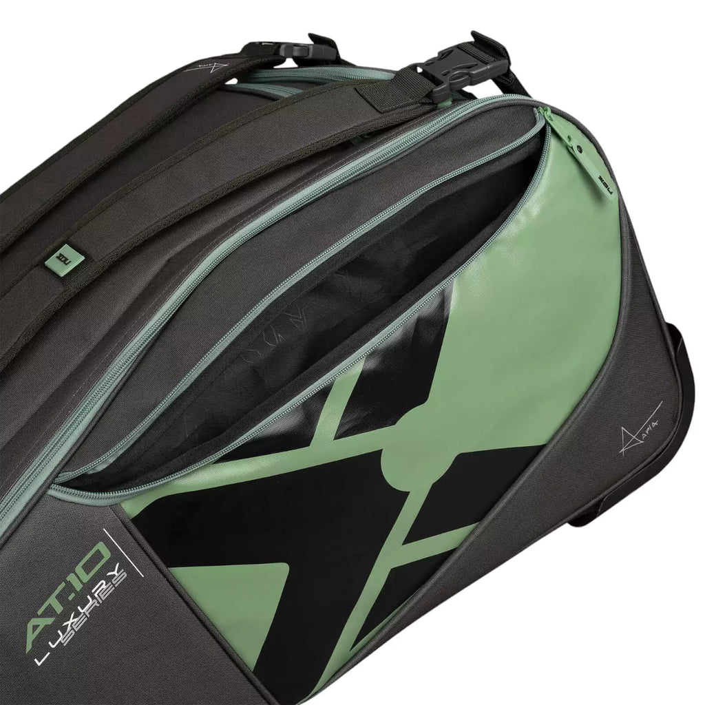 A Nox AT10 COMPETITION TROLLEY Padel bag, purchase from "iamracketsports.com", Miami shop.
