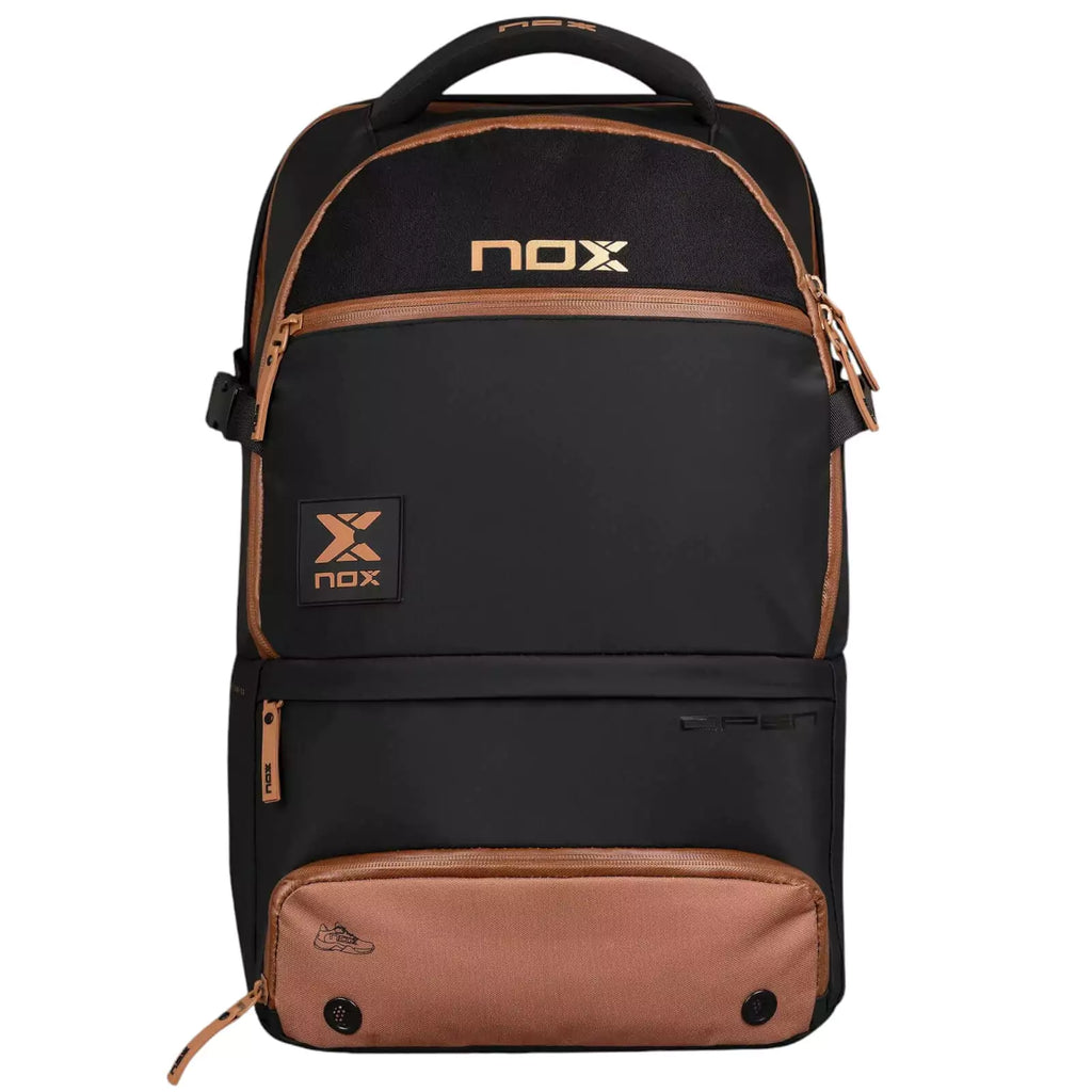 A Nox LUXURY OPEN SERIES Backpack, purchase from "iamracketsports.com", Miami shop.
