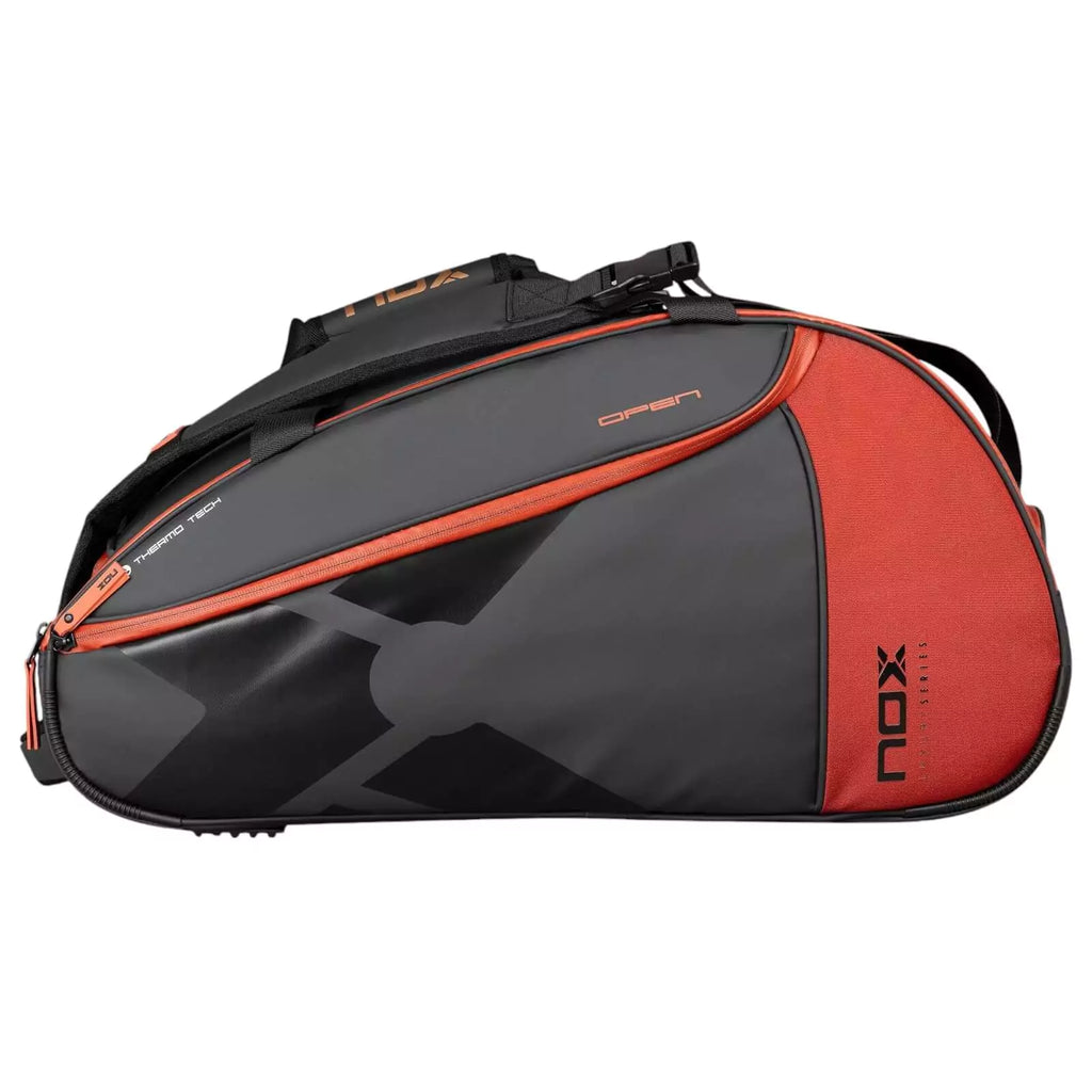 A Nox LUXURY OPEN SERIES Padel Racket Bag, purchase from "iamracketsports.com", Miami shop.