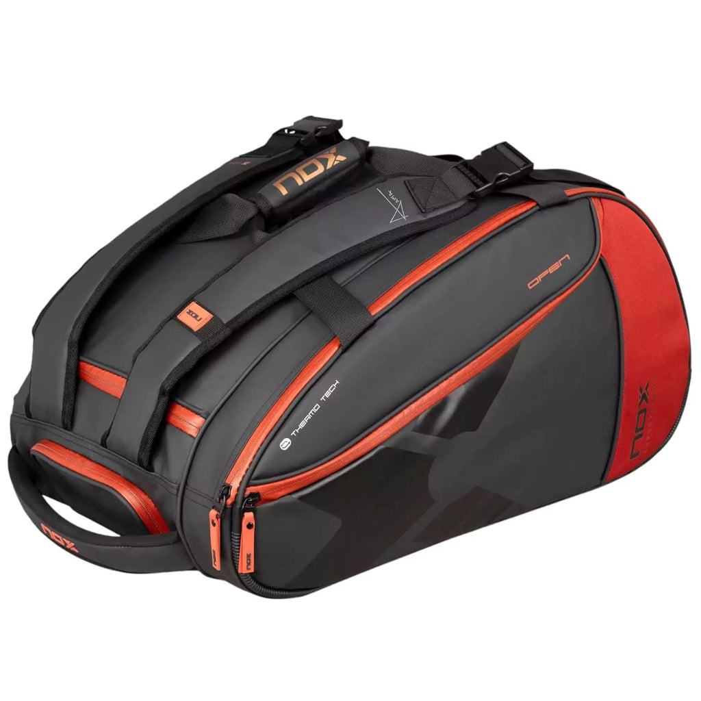 A Nox LUXURY OPEN SERIES Padel Racket Bag, purchase from "iamracketsports.com", Miami shop.