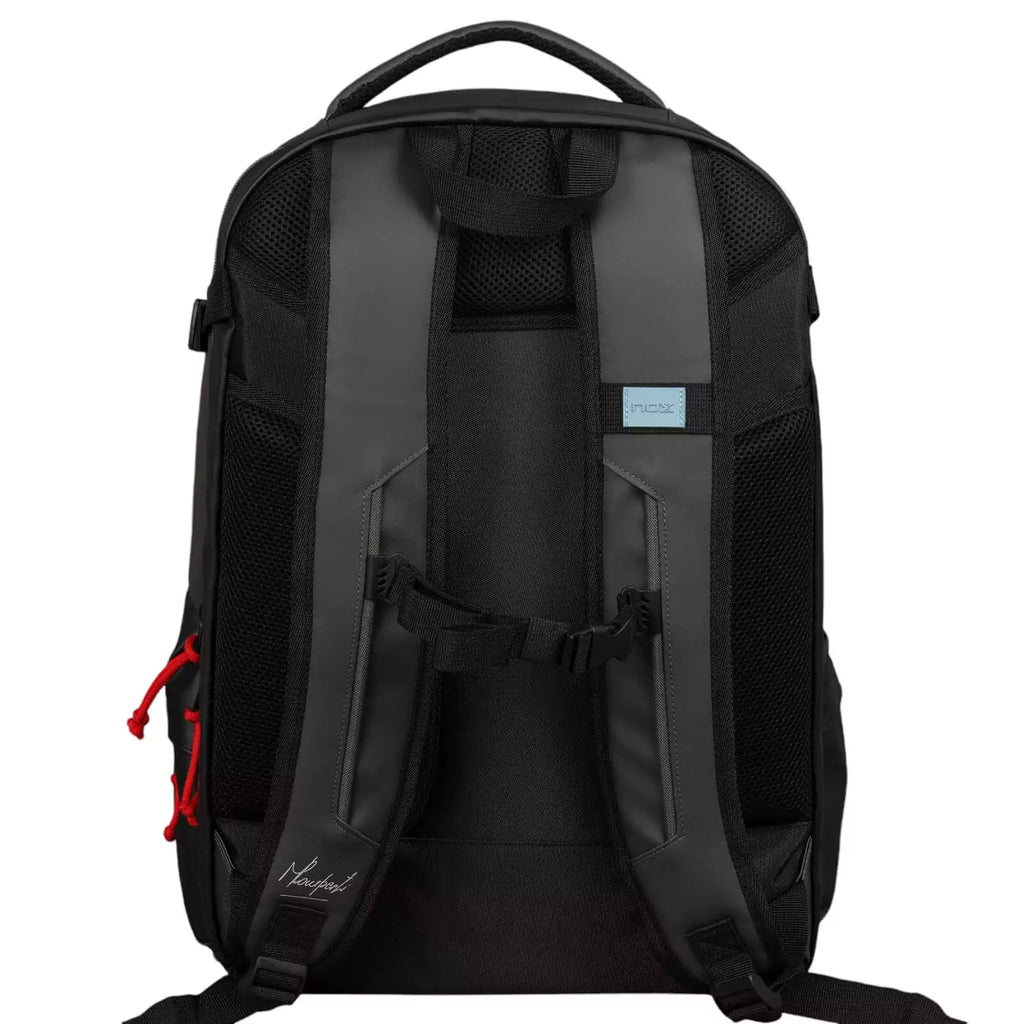 Back of a Nox ML10 TEAM SERIES Backpack, available from "iamracketsports.com", Miami shop.
