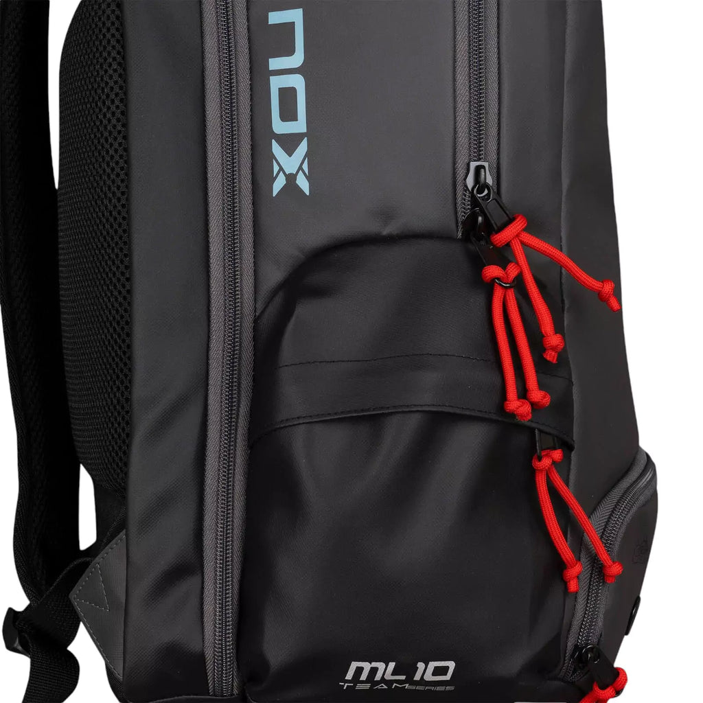 Side view of a Nox ML10 TEAM SERIES Backpack, available from "iamracketsports.com", Miami shop.
