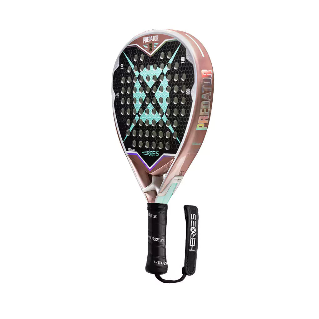 Padel Racket Hero Heroes 2022 PREDATOR PWR Padel Racket, Paddle – iamBeachTennis