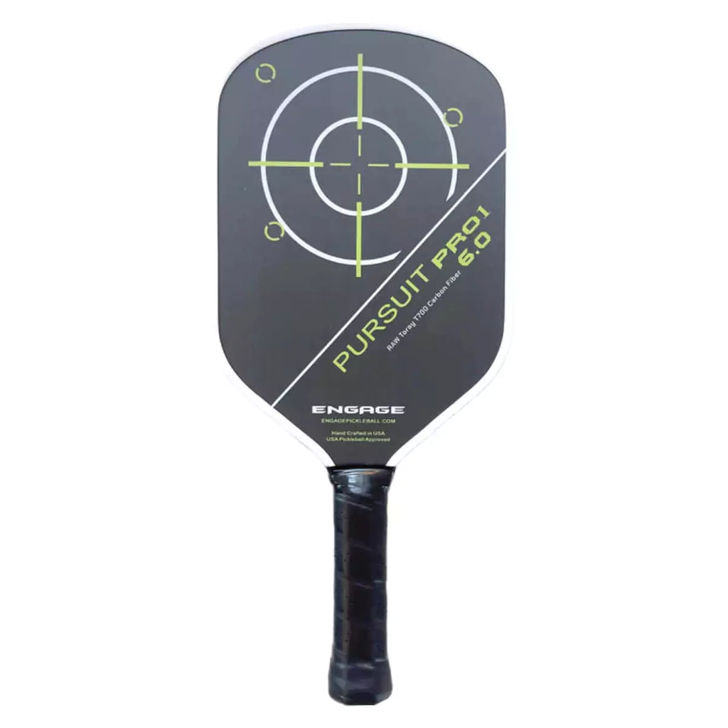 A Engage Pursuit Pro 1  Power Series  alpine lime Pickleball Paddle. Purchase from "iamRacketSPorts.com".