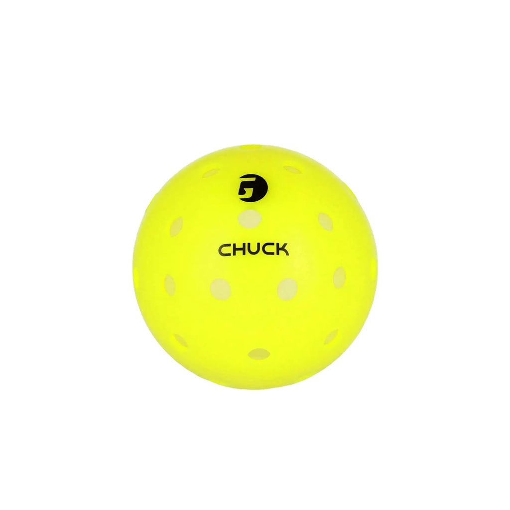 A Gamma CHUCK outdoor Pickleball,
available from iamPickleball.store.
