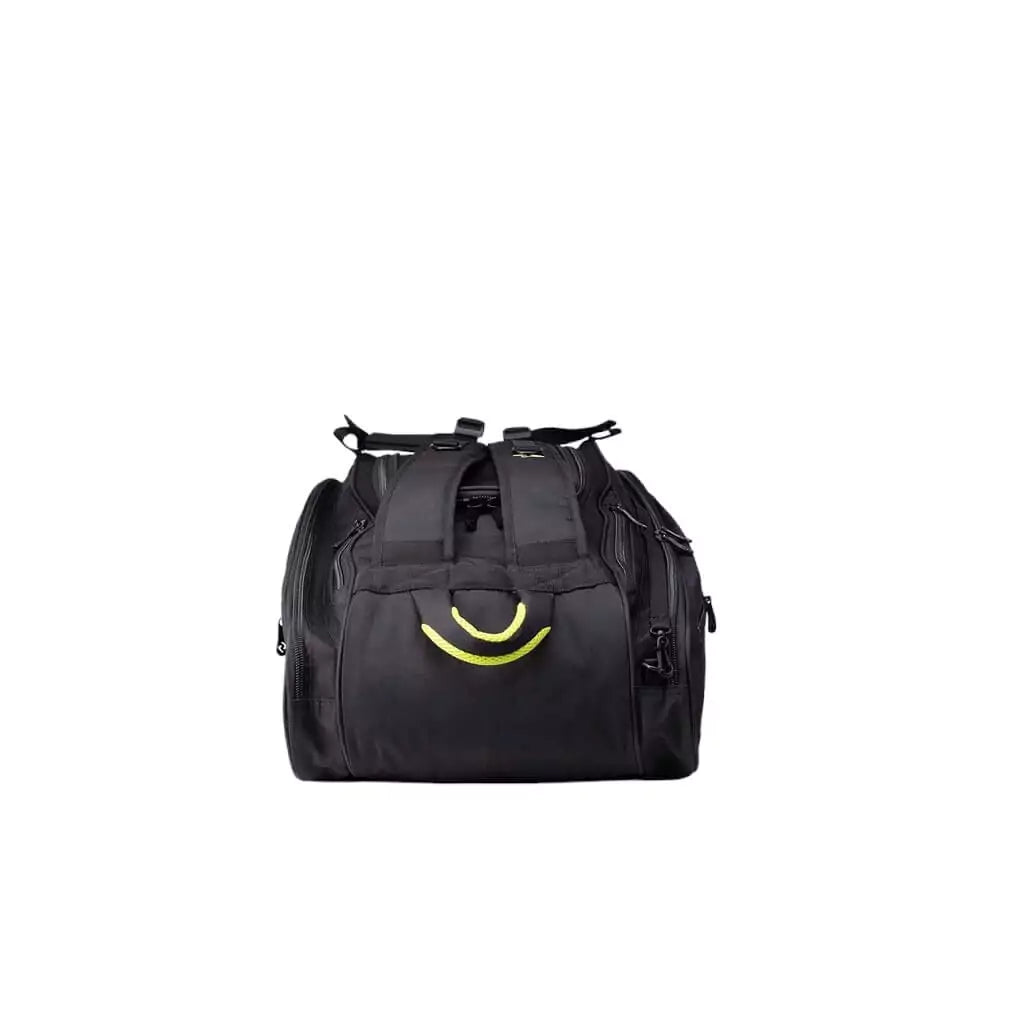 SPORT: PICKLEBALL. Shop sports bags at iamRacketSports Colisium Store. Bag end profile of the  large 900D Tetron Fabric Gearbox CORE COLLECTION CLUB Bag.