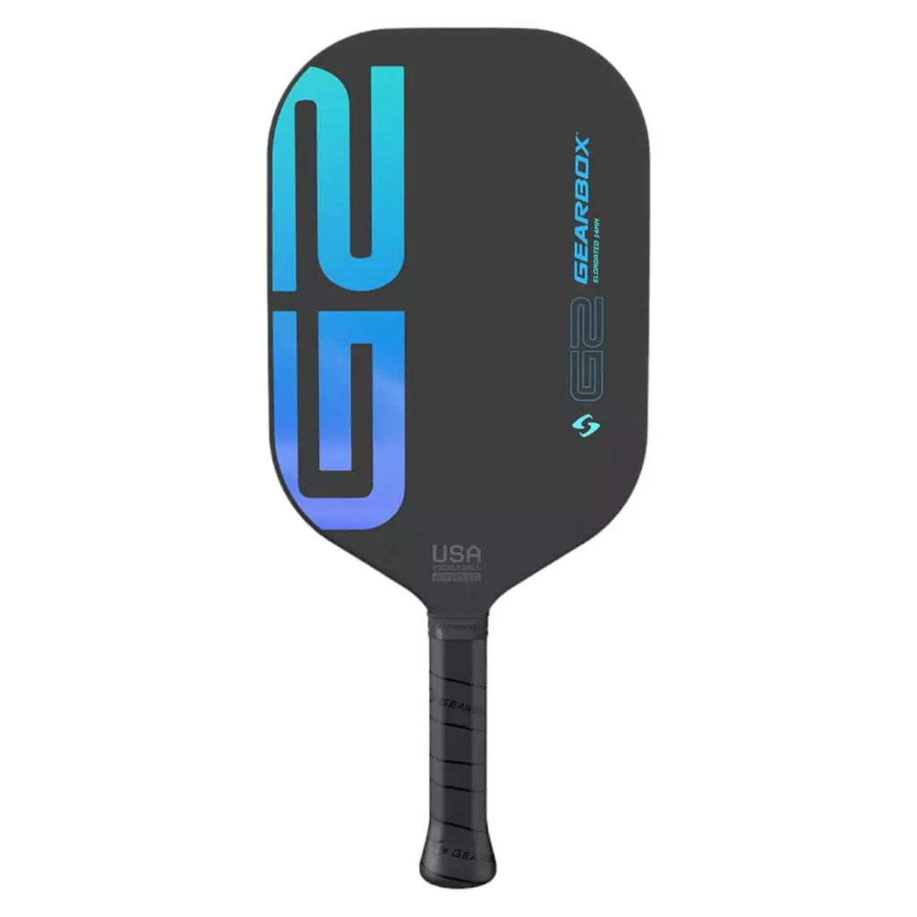 A GearBox G2 Elongated Pickleball Paddle, available from iamracketsports.com, Miami store.