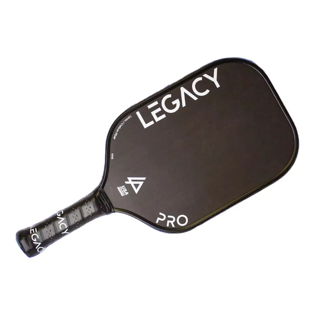 Shop Legacy Pickleball Paddles and Rackets at "iam-Pickleball.com" a division of "iamracketsports.com". 2023 Legacy Pro 14mm Pickleball advanced ,professional Paddle,Toray t700 Raw Carbon Fiber surface,  Compressed 8mm cells core,  weight 8-8.4 oz, grip length 5,5 ".