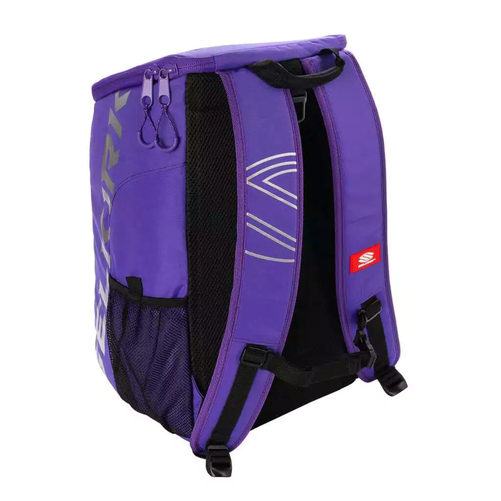 SPORT: PICKLEBALL. Shop Selkirk Sports Pickleball at iamRacketSports/iam-pickleball,  a Miami, Florida, USA based store "iampickleball.store".  Selkirk Pickleball Core Line Team Backpack in Purple. Back of bag.