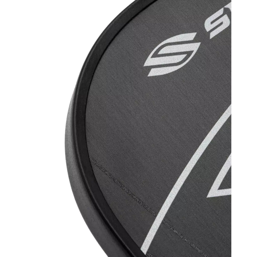 Top left corner of the face of a Paddle face of a  Selkirk VANGUARD CONTROL EPIC Pickleball Paddle. Shop Selkirk at "iamPickleball.store", Miami. 