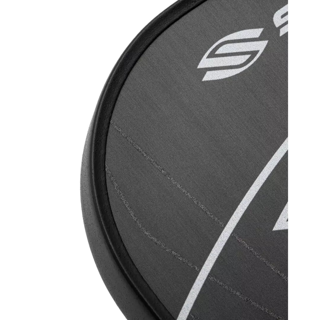 Top left corner of the face of a Paddle face of a  Selkirk VANGUARD CONTROL S2 Pickleball Paddle. Shop Selkirk at "iamPickleball.store", Miami.