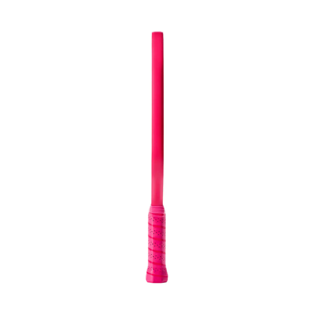 Side profile of a pink SLK HALO CONTROL Max Pickleball Paddle. Shop Selkirk Sports at "iamracketsports.com" Miami's pickleball store.
