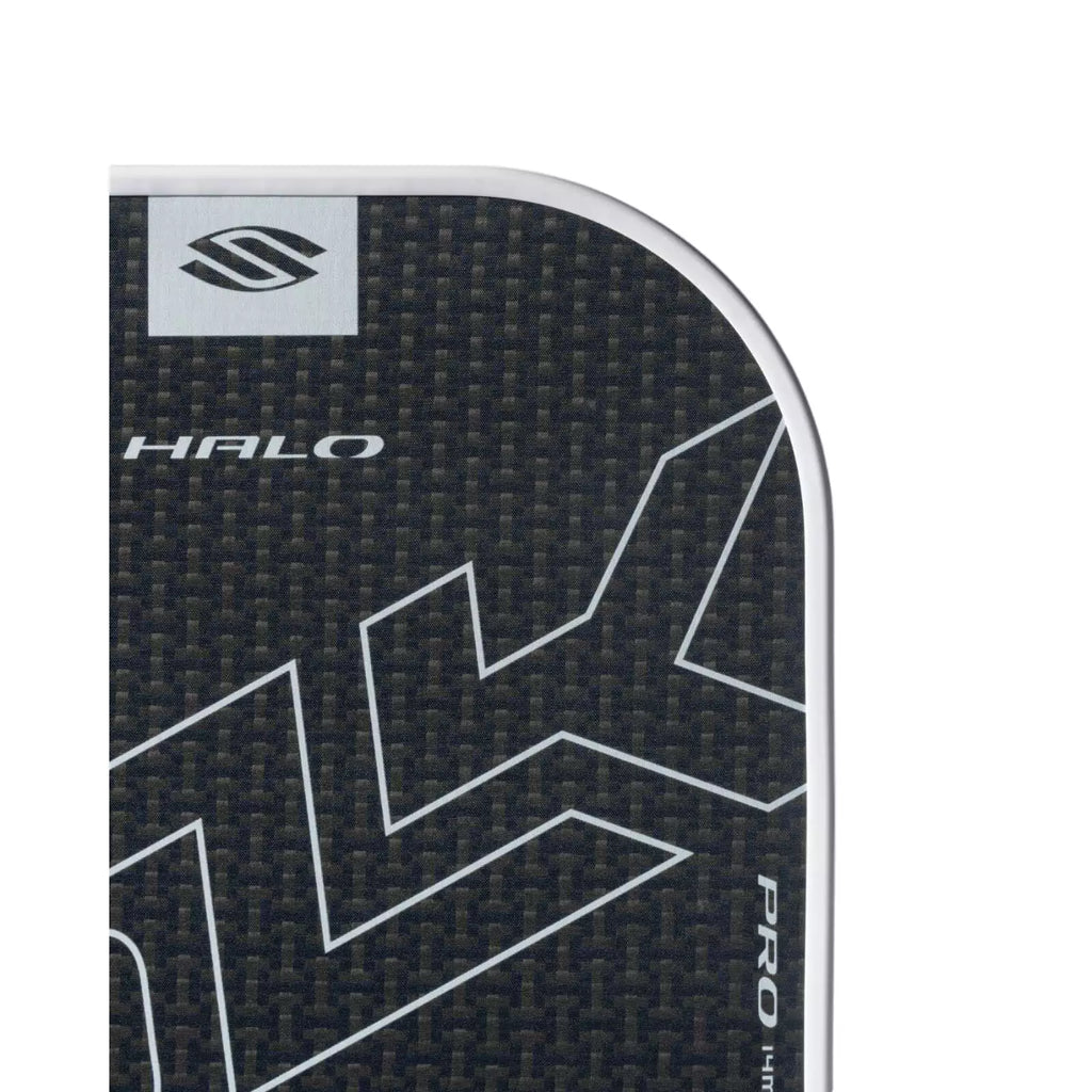 Paddle face of a Selkirk SLK HALO CONTROL Max Pickleball Paddle. Shop Selkirk Sports at "iamracketsports.com" Miami's pickleball store.
