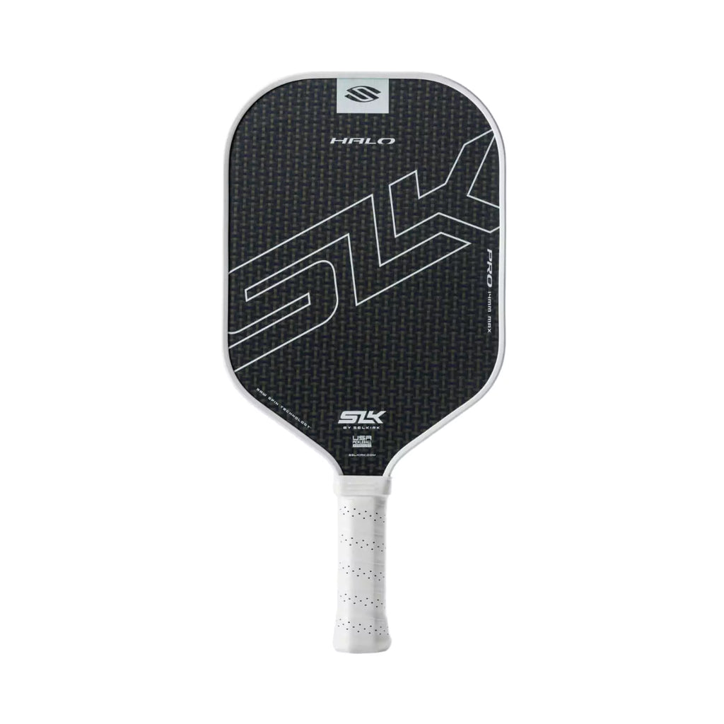 A Selkirk SLK HALO PRO Max Pickleball Paddle. Shop Selkirk Sports at "iamracketsports.com" Miami's pickleball store.
