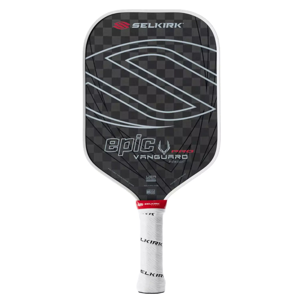 A Selkirk VANGUARD PRO EPIC Pickleball Paddle, shop for at "iamracketsports.com", Miami shop.