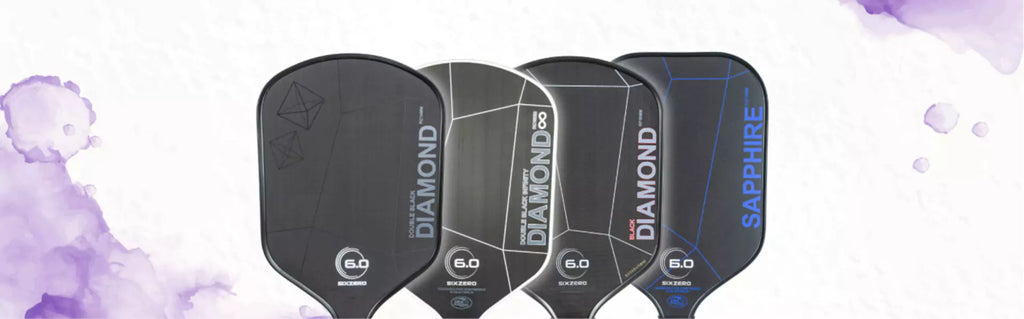 Six Zero Pickleball 2024 Paddle Collection.   Shop iamRacketsports/iam-Pickleball for all your pickleball needs.