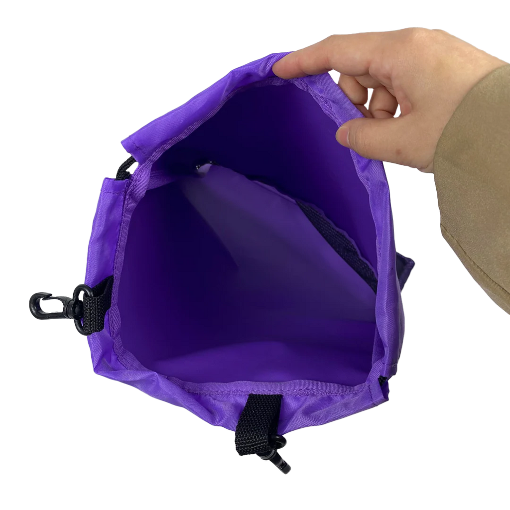 An amethyt colored Six Zero Performance Backpack, available from iamRacketSports.com.