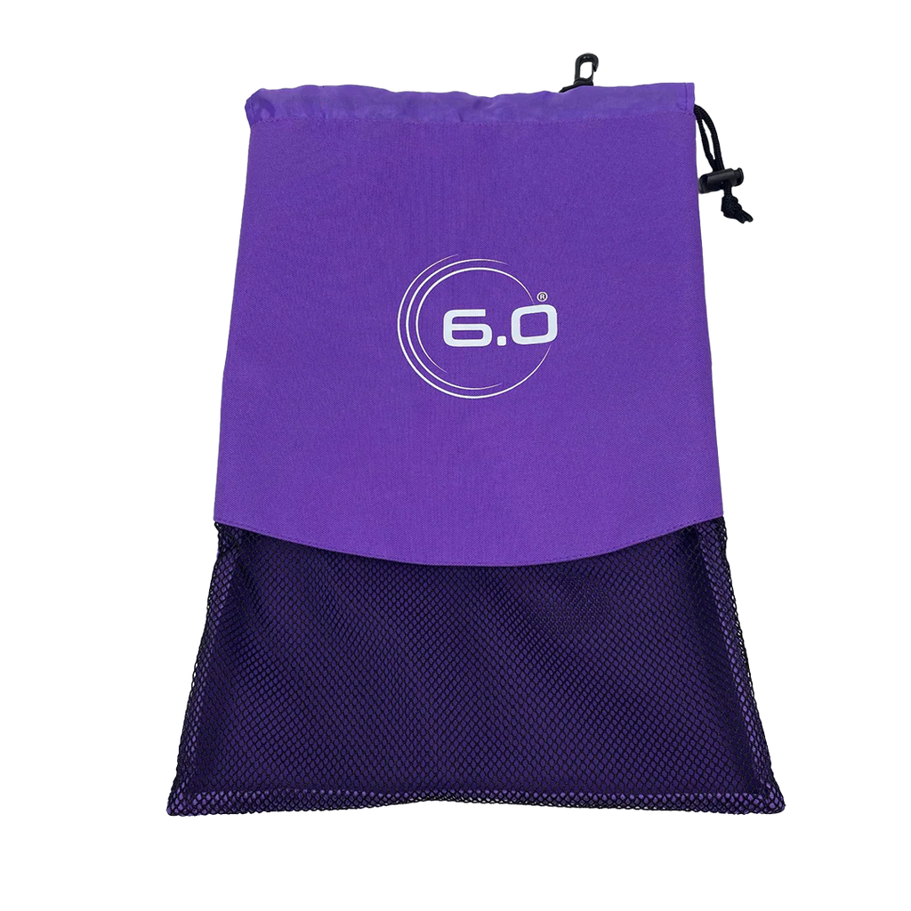 An amethyt colored Six Zero Performance Backpack, available from iamRacketSports.com.