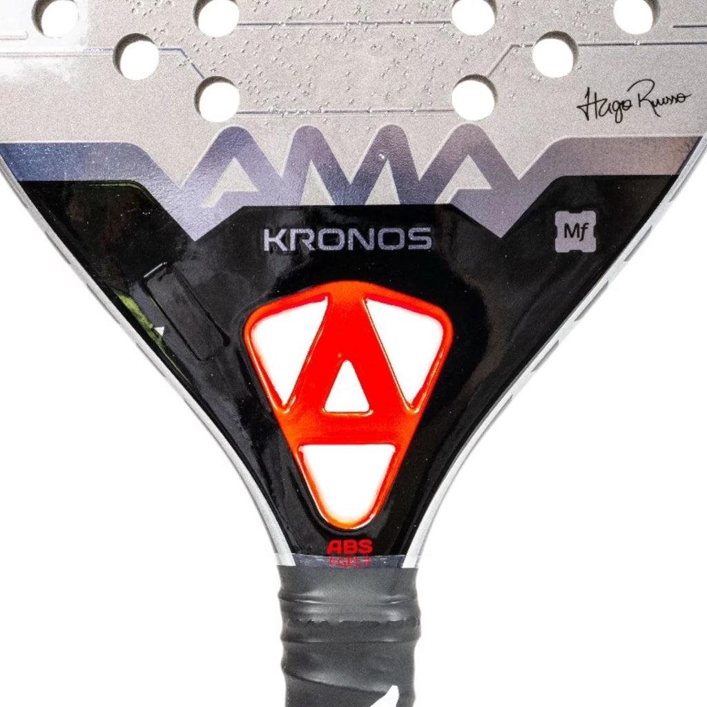 Racket heart of a AMA Sport KRONES 2025 Hugo Russo Beach Tennis Racket. Shop Heroes brand at iamBeachTennis.com.