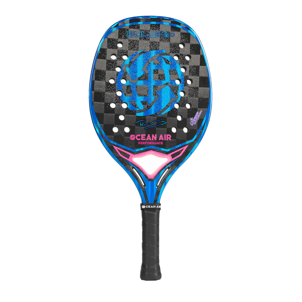 A Ocean Air 2024 BULLET 6 Beach Tennis Racket with Glipper,
shop Ocean Air at "iamracketsports.com".